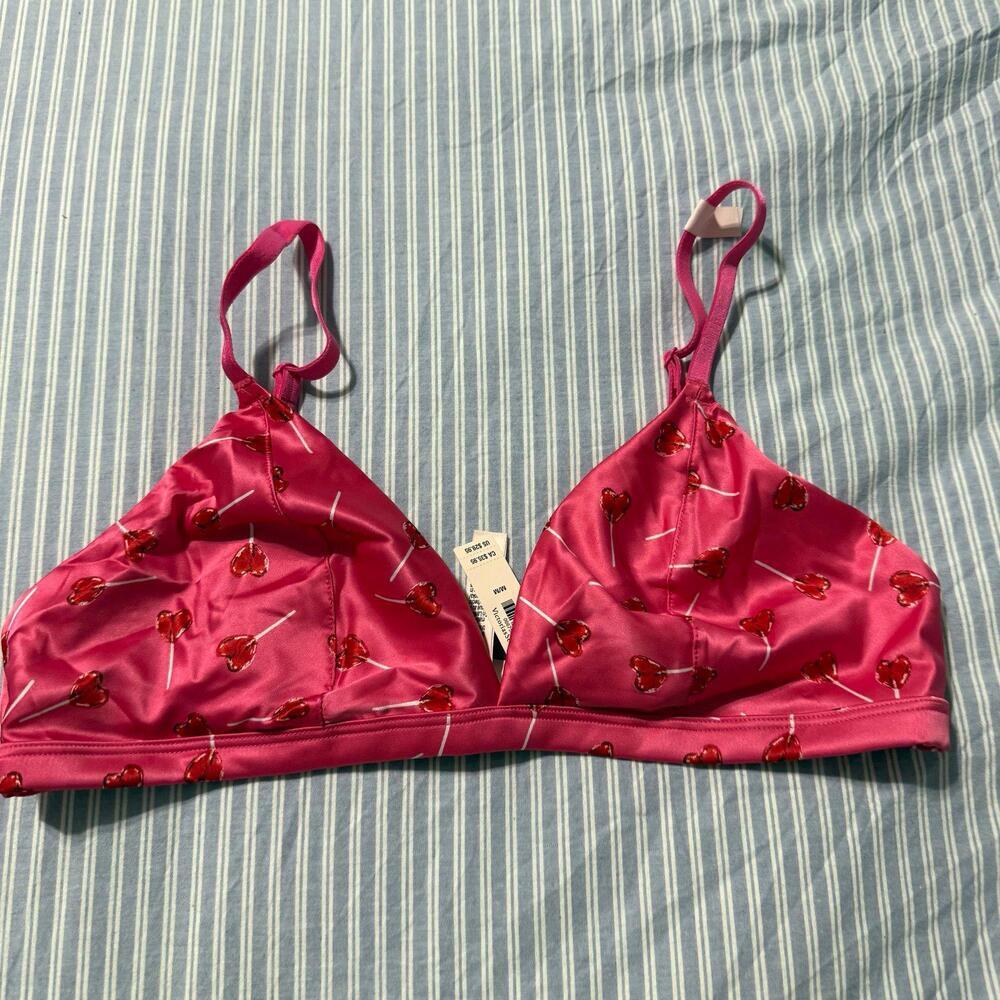 Victoria’s Secret Pink Satin Bralette